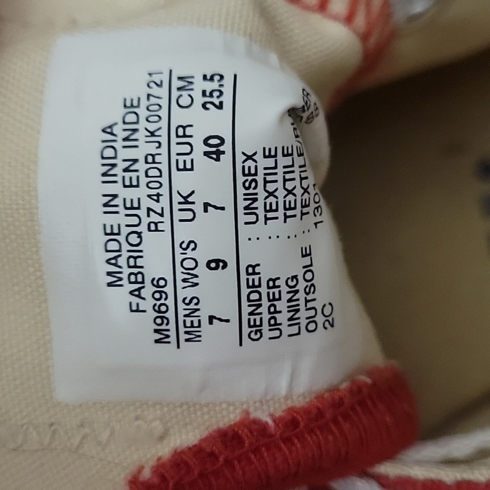 Red Converse Sneakers - Picture 2 of 8